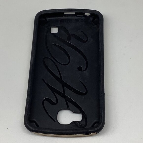 LG Spree Optimus Zone 3 VS425 K4 Shockproof Slim Combat Brushed Phone Case Gold - Picture 2 of 12